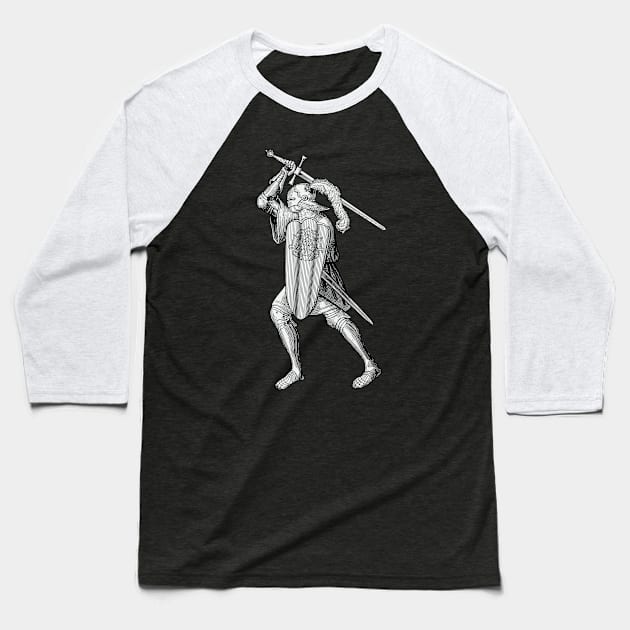 Attack Baseball T-Shirt by The Medieval Life